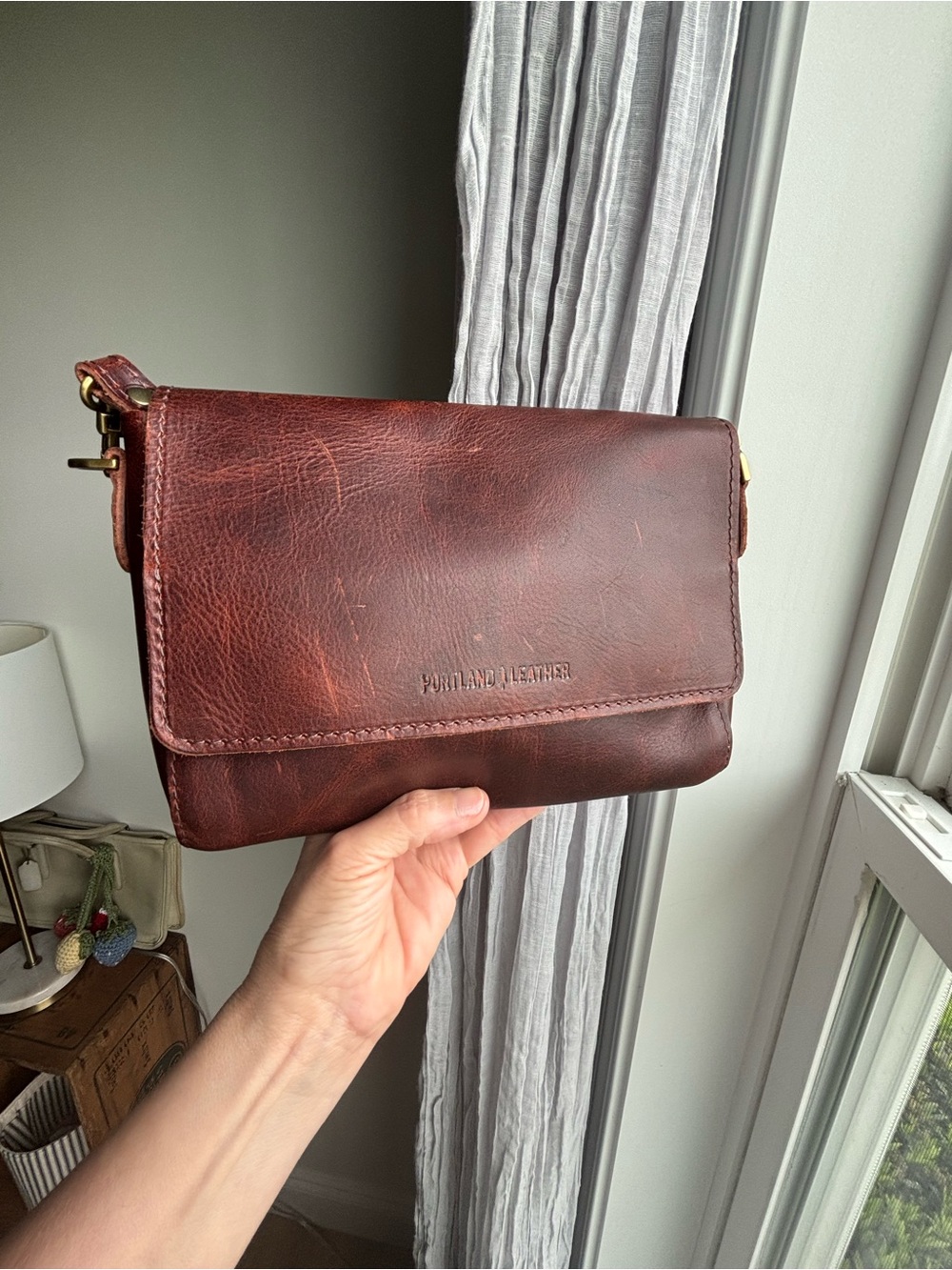 PLG Medium Metro Crossbody in Lava ( retired color)